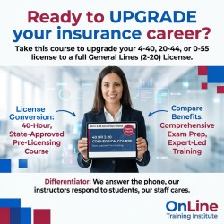 40 hr General Lines (2-20) Conversion Pre-licensing Course
