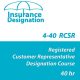 40 hr Registered Customer Representative Designation Course (4-40 RCSR) 