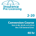 40 hr General Lines (2-20) Conversion Pre-licensing Course