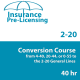 40 hr General Lines (2-20) Conversion Pre-licensing Course